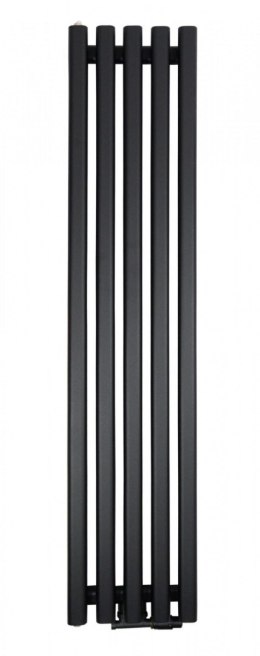 Grzejnik pionowy dekoracyjny LAZUR 330/1800 mm czarny D50