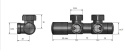 Zawór regulacyjny 50mm TWINS czarny strukturalny prawy Cu