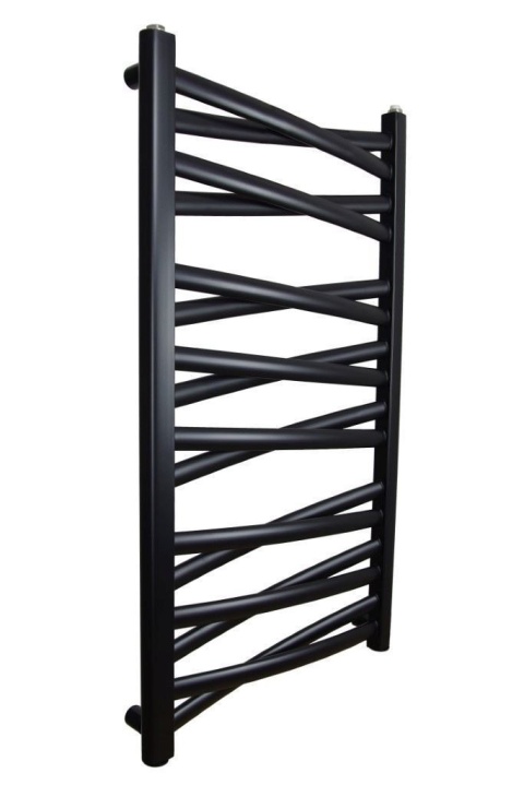 Grzejnik łazienkowy Łezka 3DX 1520/440 Regnis czarny mat