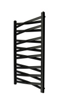 Grzejnik łazienkowy Łezka 3DX 480/540 Regnis czarny mat