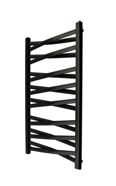 Grzejnik łazienkowy Łezka 3DX 480/540 Regnis czarny mat