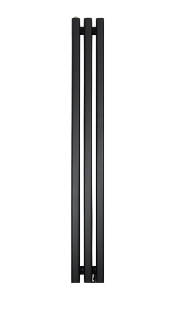 Grzejnik pionowy dekoracyjny LAZUR 190/1800 mm czarny D50