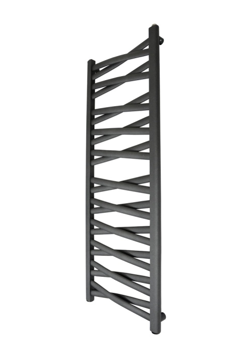 Grzejnik łazienkowy Łezka 3DX 1520/440 Regnis czarny mat