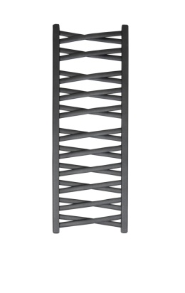 Grzejnik łazienkowy Łezka 3DX 1520/440 Regnis czarny mat